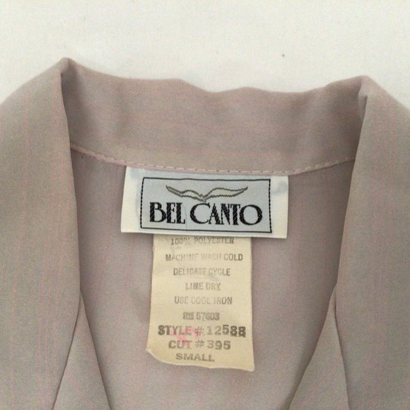 Bel Canto - Sheer violet short sleeve blouse - Picture 4 of 9